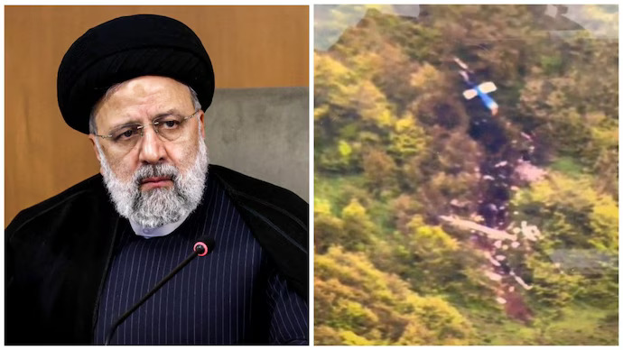 How Iranian President Ebrahim Raisi Died: Helicopter Crash Site Drone ...