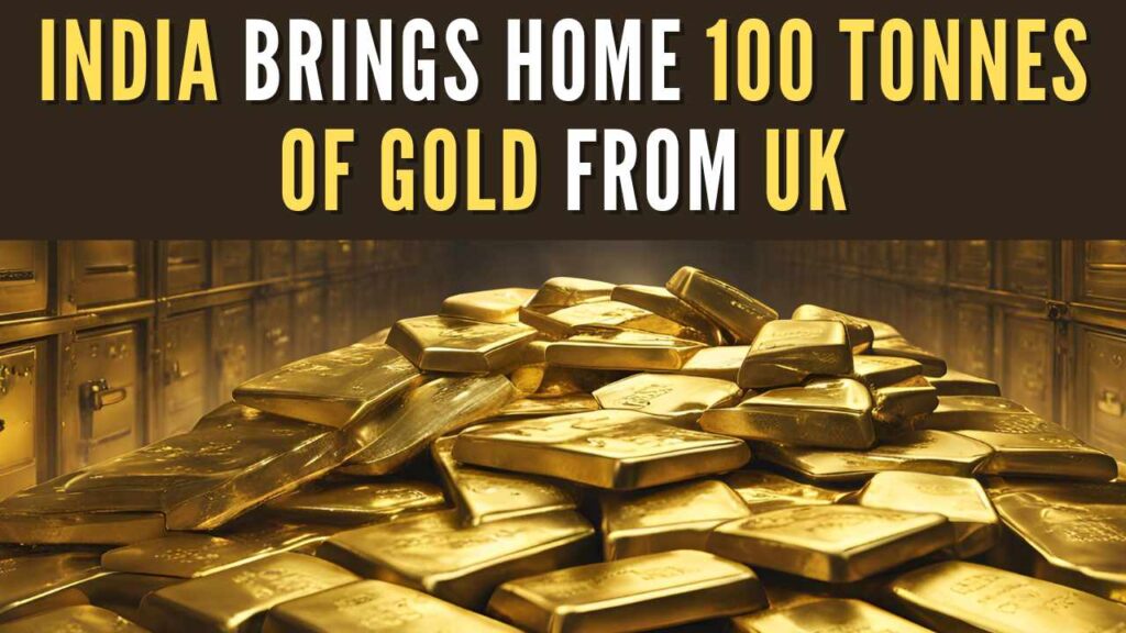 Reserve Bank of India rbi brings-home-100-tonnes-of-gold-from-UK